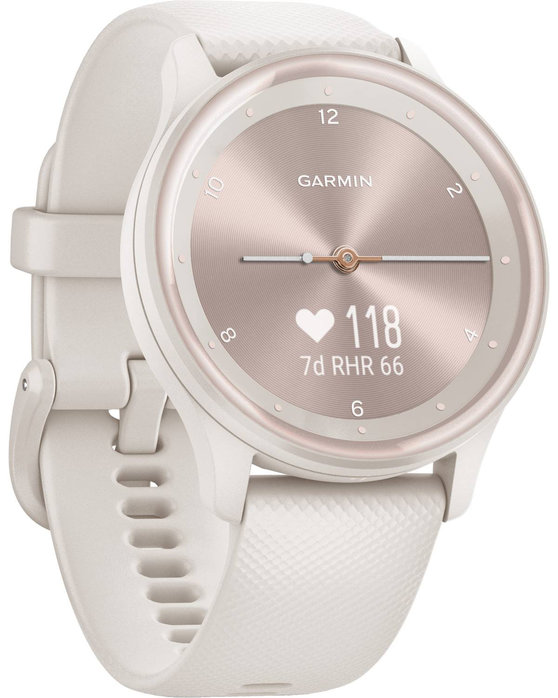 GARMIN Vivomove Sport Ivory Silicone Strap