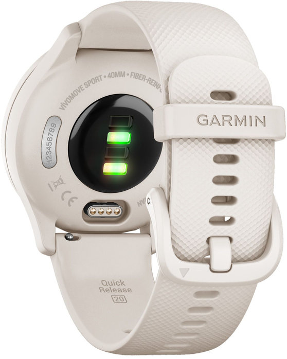 GARMIN Vivomove Sport Ivory Silicone Strap