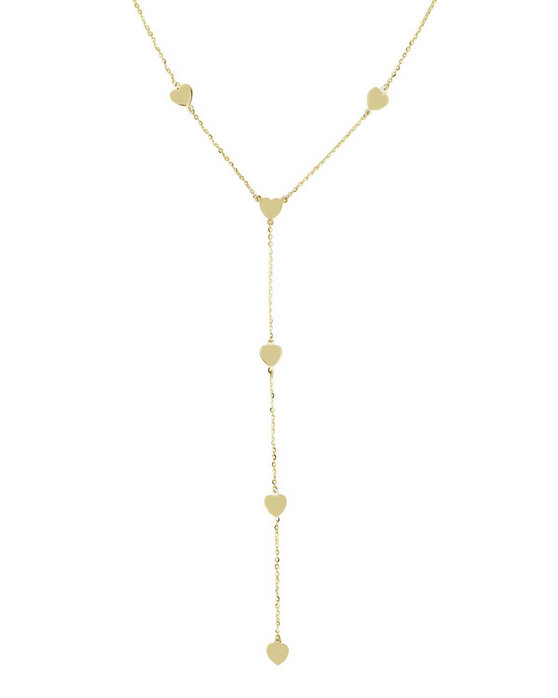 Κολιέ SAVVIDIS The Love Collection από χρυσό 9K με σχέδιο καρδιές SAVVIDIS