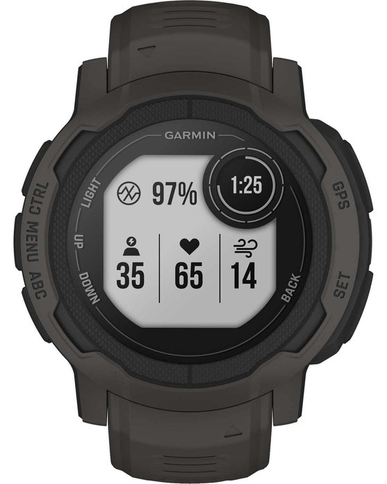 GARMIN Instinct 2 Graphite Silicone Band