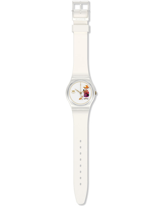 SWATCH Jubilee How Majestic White Silicone Strap