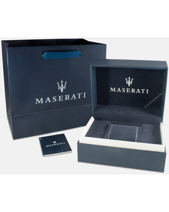 MASERATI Stile Automatic Silver Stainless Steel Bracelet