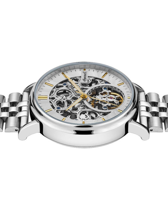 INGERSOLL Charles Automatic Silver Stainless Steel Bracelet