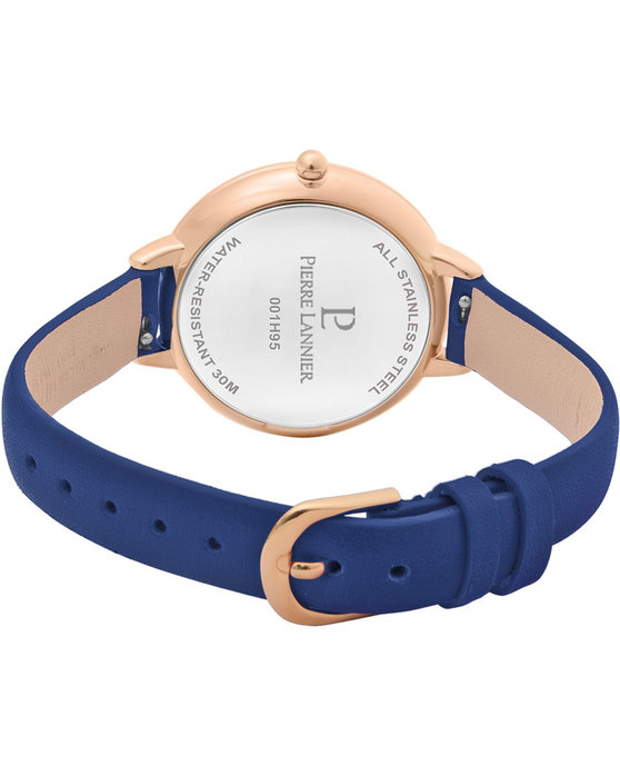 PIERRE LANNIER Asteroide Blue Leather Strap