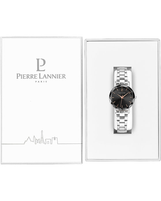 PIERRE LANNIER Moultiple Silver Stainless Steel Bracelet