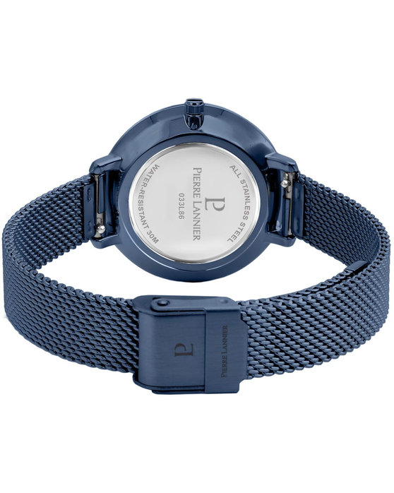 PIERRE LANNIER Asteroide Blue Stainless Steel Bracelet