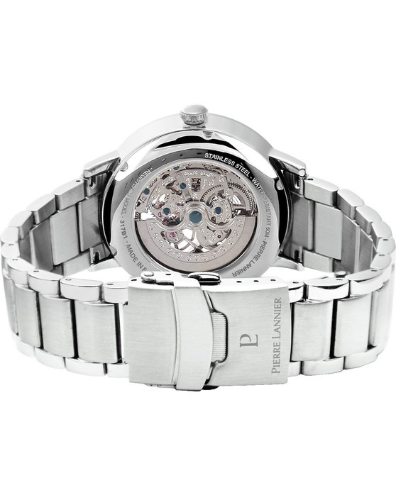 PIERRE LANNIER Automatic Automatic Silver Stainless Steel Bracelet