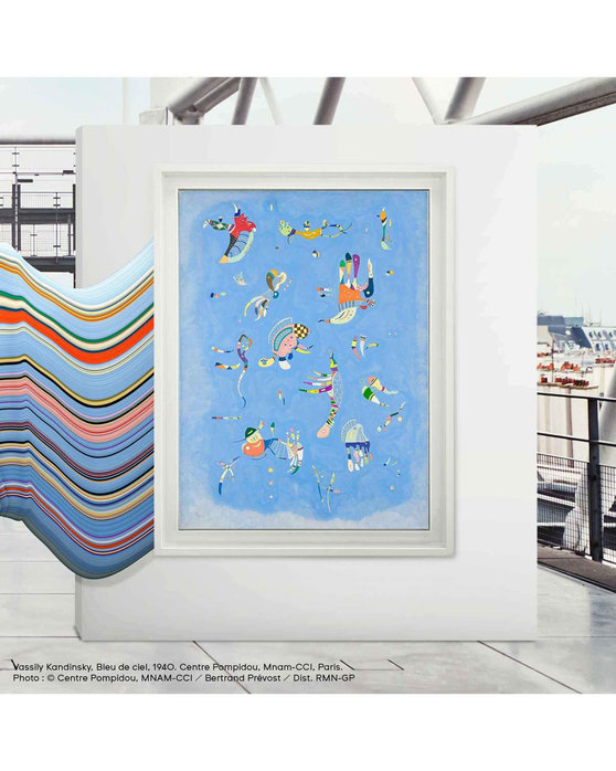 SWATCH X Centre Pompidou Blue sky by Vassily Kandinsky