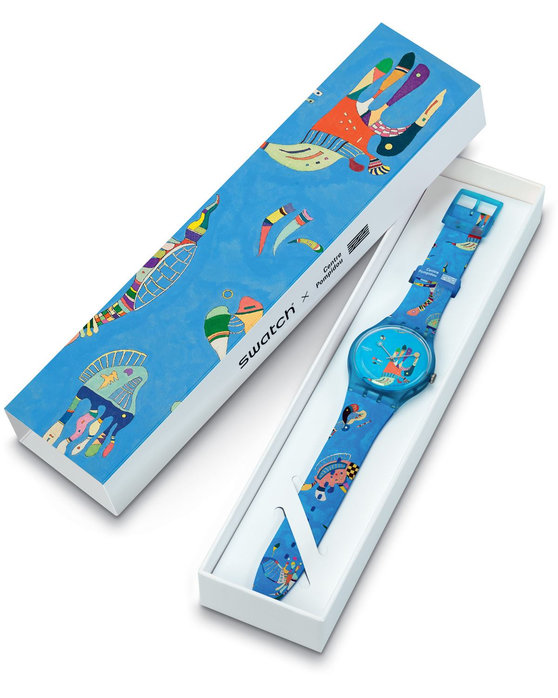 SWATCH X Centre Pompidou Blue sky by Vassily Kandinsky