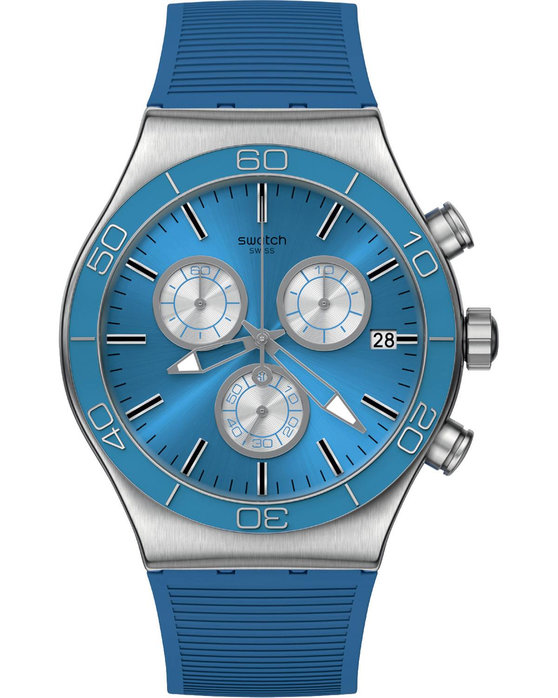 Swatch irony chrono on sale blue