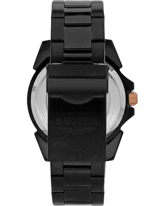 SECTOR 450 Automatic Black Stainless Steel Bracelet