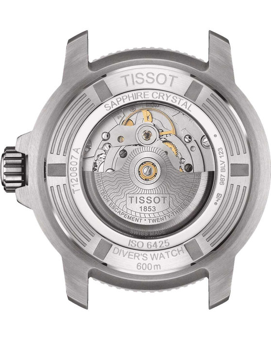 TISSOT Seastar 2000 Professional Powermatic 80 Automatic Black Rubber Strap