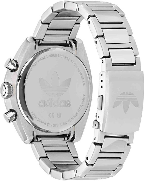 ADIDAS ORIGINALS Edition One Chronograph Silver Stainless Steel Bracelet