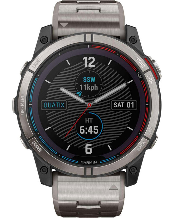 GARMIN Quatix 7X Solar Titanium Grey Bracelet