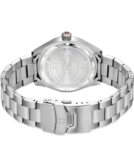 SWISS MILITARY HANOWA Roadrunner Silver Stainless Steel Bracelet