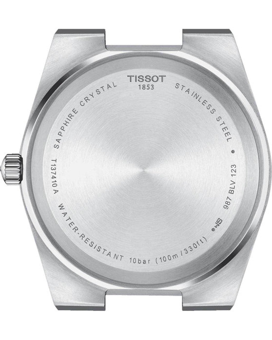 TISSOT T-Classic PRX 40 205 Blue Leather Strap