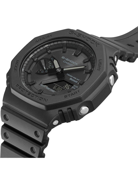 CASIO G-SHOCK Smartwatch Tough Solar Chronograph Black Rubber Strap