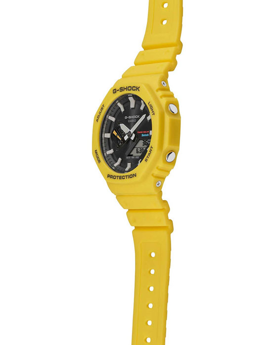 CASIO G-SHOCK Smartwatch Tough Solar Chronograph Yellow Rubber Strap