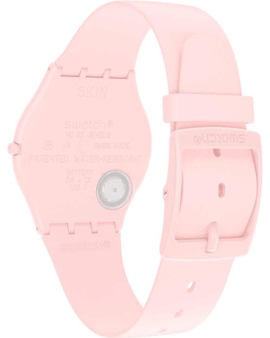 SWATCH Bioceramic Caricia Rosa Pink Silicone Strap