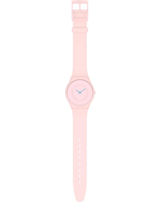 SWATCH Bioceramic Caricia Rosa Pink Silicone Strap