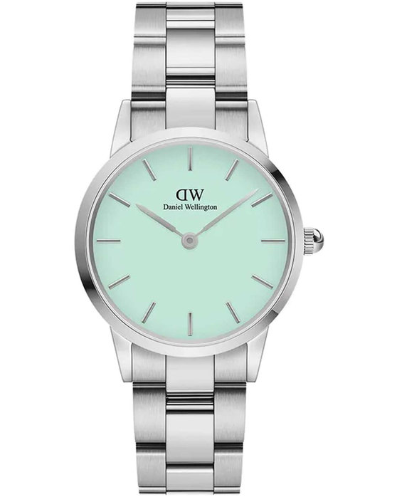 DANIEL WELLINGTON Iconic Link Mint Silver Stainless Steel Bracelet 28mm