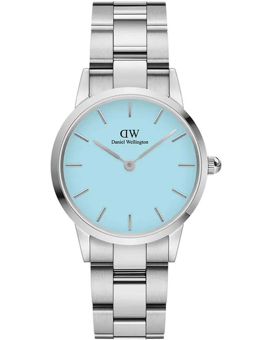 DANIEL WELLINGTON Iconic Link Capri Silver Stainless Steel Bracelet 28mm