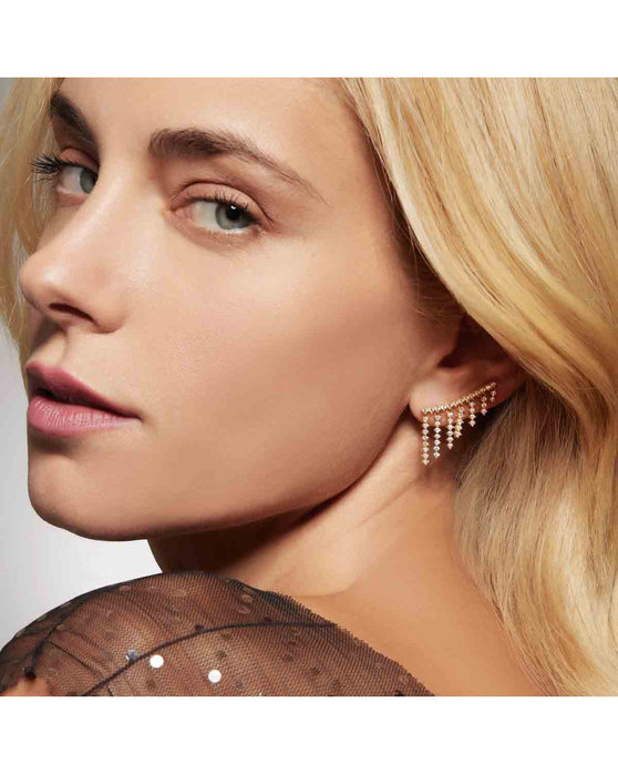 Σκουλαρίκια DOUKISSA NOMIKOU Waterfall Crawler Earrings