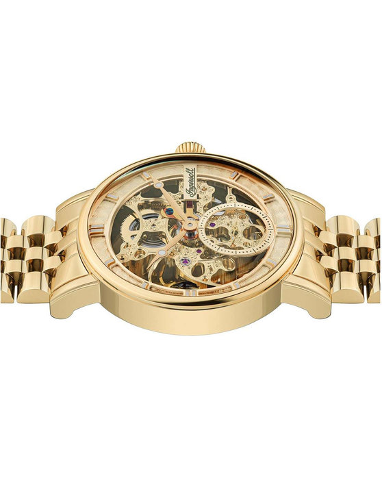 INGERSOLL Herald Automatic Gold Stainless Steel Bracelet