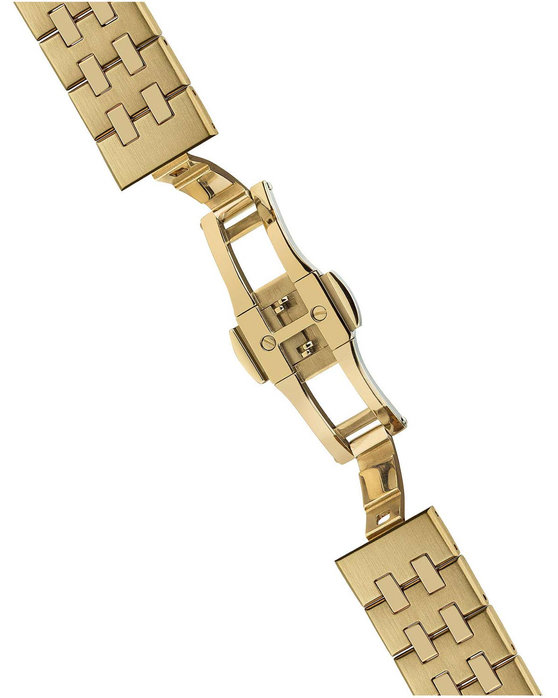 INGERSOLL Broadway Automatic Dual Time Gold Stainless Steel Bracelet