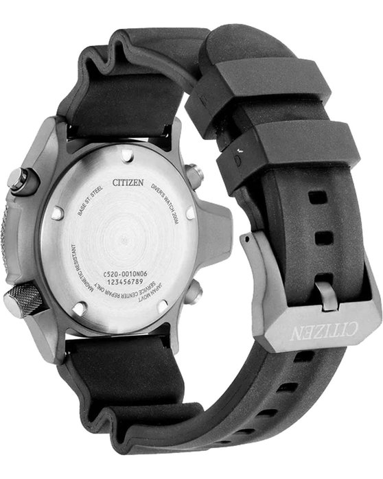 CITIZEN Promaster Divers Chronograph Black Rubber Strap