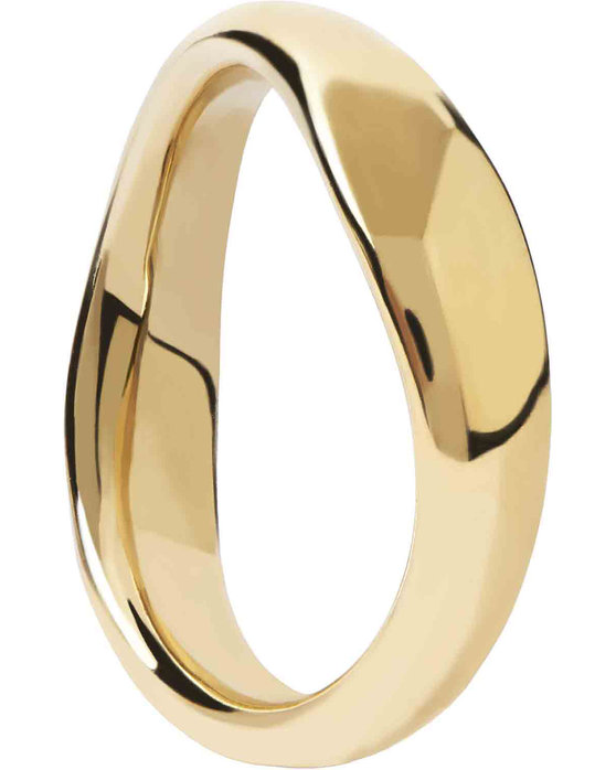 Δαχτυλίδι PDPAOLA Motion Pirouette Gold Ring από επιχρυσωμένο (18Κ) Ασήμι 925 (No 54)