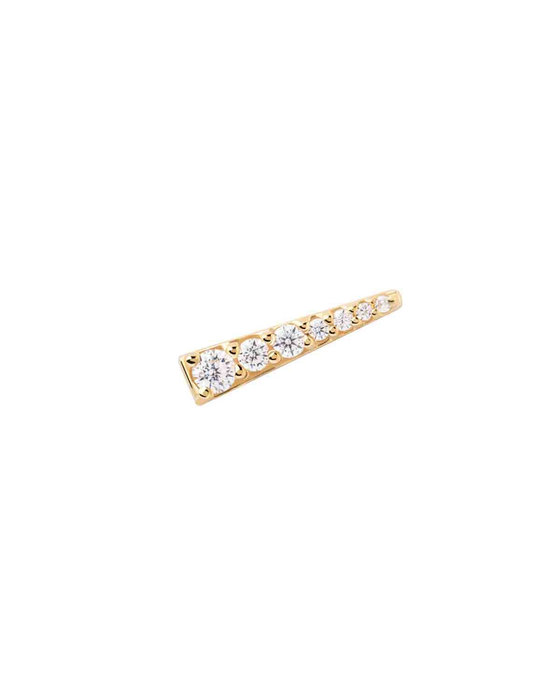 Μονό σκουλαρίκι PDPAOLA Carry-Overs Tea Single Gold Earring από επιχρυσωμένο (18Κ) Ασήμι 925
