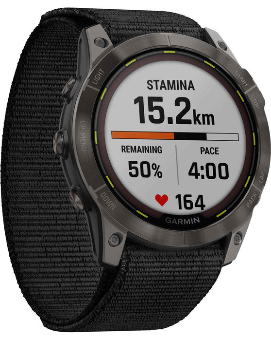 GARMIN Enduro 2 Solar Carbon Grey DLC Titanium with UltraFit Nylon Strap