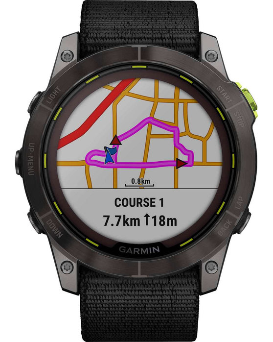 GARMIN Enduro 2 Solar Carbon Grey DLC Titanium with UltraFit Nylon Strap