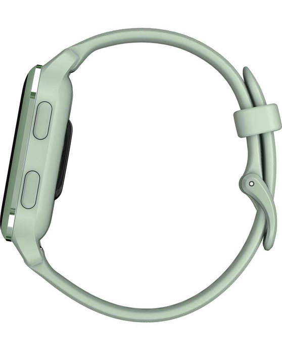 GARMIN Venu Sq 2 Metallic Mint Bezel with Cool Mint Silicone Band