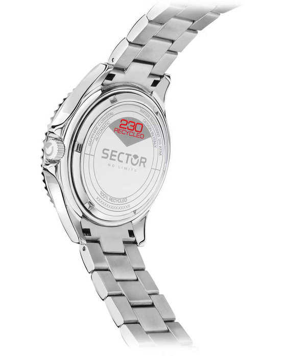 SECTOR 230 Automatic Silver Stainless Steel Bracelet