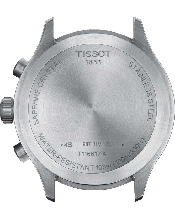 TISSOT T-Sport Chrono XL Chronograph Black Leather Strap