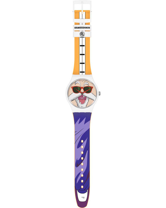 SWATCH x DRAGONBALL Z KAMESENNIN Multicolor Silicone Strap