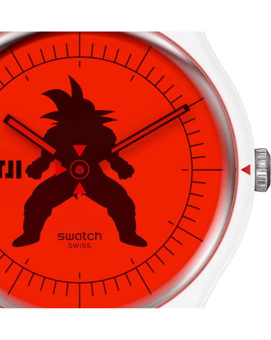 SWATCH x DRAGONBALL Z VEGETA Multicolor Silicone Strap