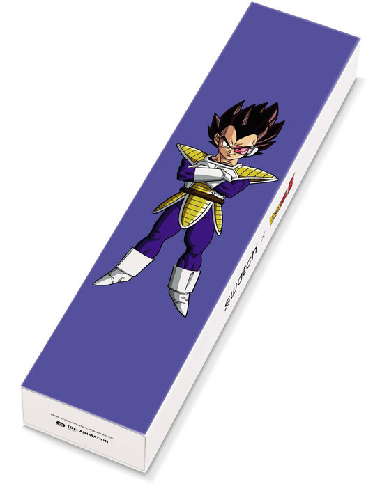 SWATCH x DRAGONBALL Z VEGETA Multicolor Silicone Strap