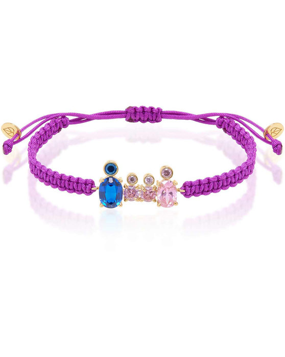 Βραχιόλι DOUKISSA NOMIKOU Purple Happiness Bracelet