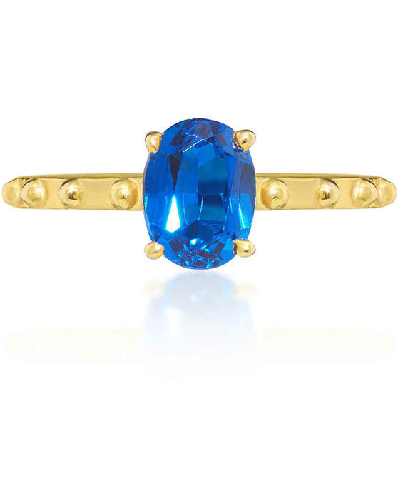 Δαχτυλίδι DOUKISSA NOMIKOU Unique Blue Ring (One Size)