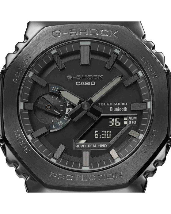 CASIO G-SHOCK Tough Solar Solar Chronograph Black Stainless Steel Bracelet