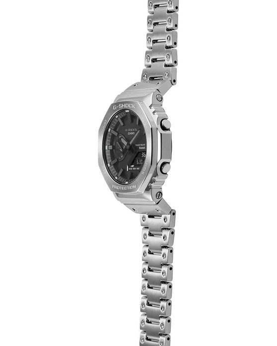 CASIO G-SHOCK Tough Solar Solar Chronograph Silver Stainless Steel Bracelet