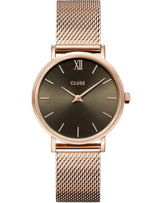 CLUSE Minuit Rose Gold Stainless Steel Bracelet