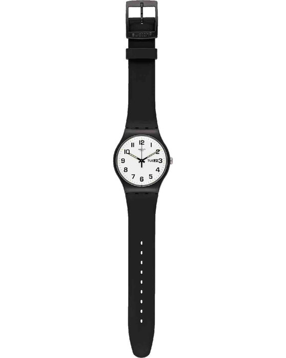 SWATCH Twice Again Black Biosourced Strap