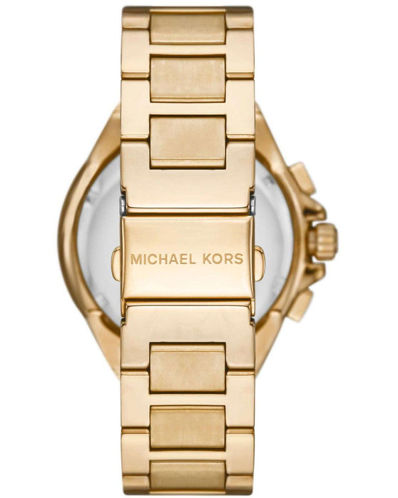 Michael KORS Camille Crystals Chronograph Gold Stainless Steel Bracelet