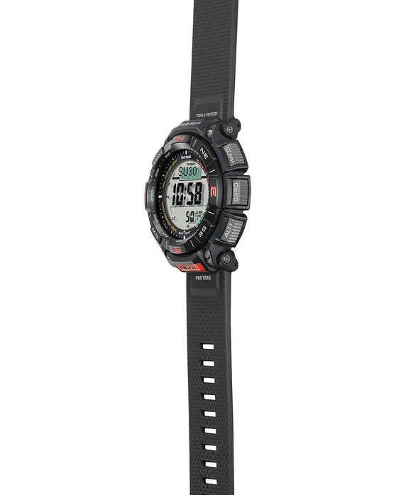 CASIO Protrek Tough Solar Chronograph Black Biosourced Strap