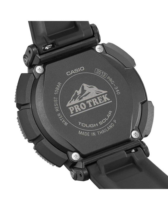 CASIO Protrek Tough Solar Chronograph Black Biosourced Strap