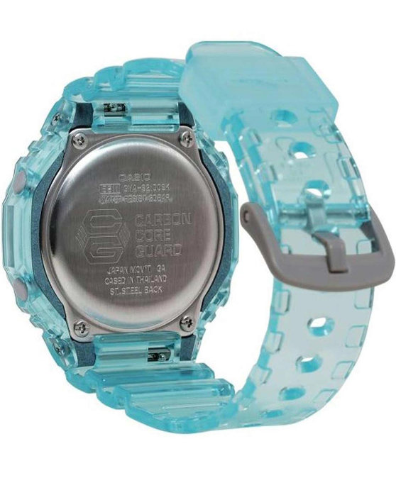 CASIO G-SHOCK Chronograph Turquoise Rubber Strap